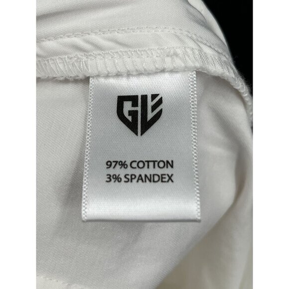 Graham Luxe Mens White Slim Fit Pants‎ 38x30 Golf Pants - Picture 5 of 11